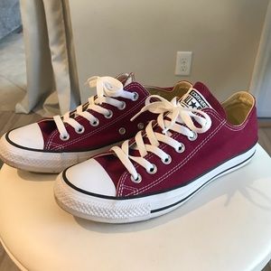 Burgundy Converse